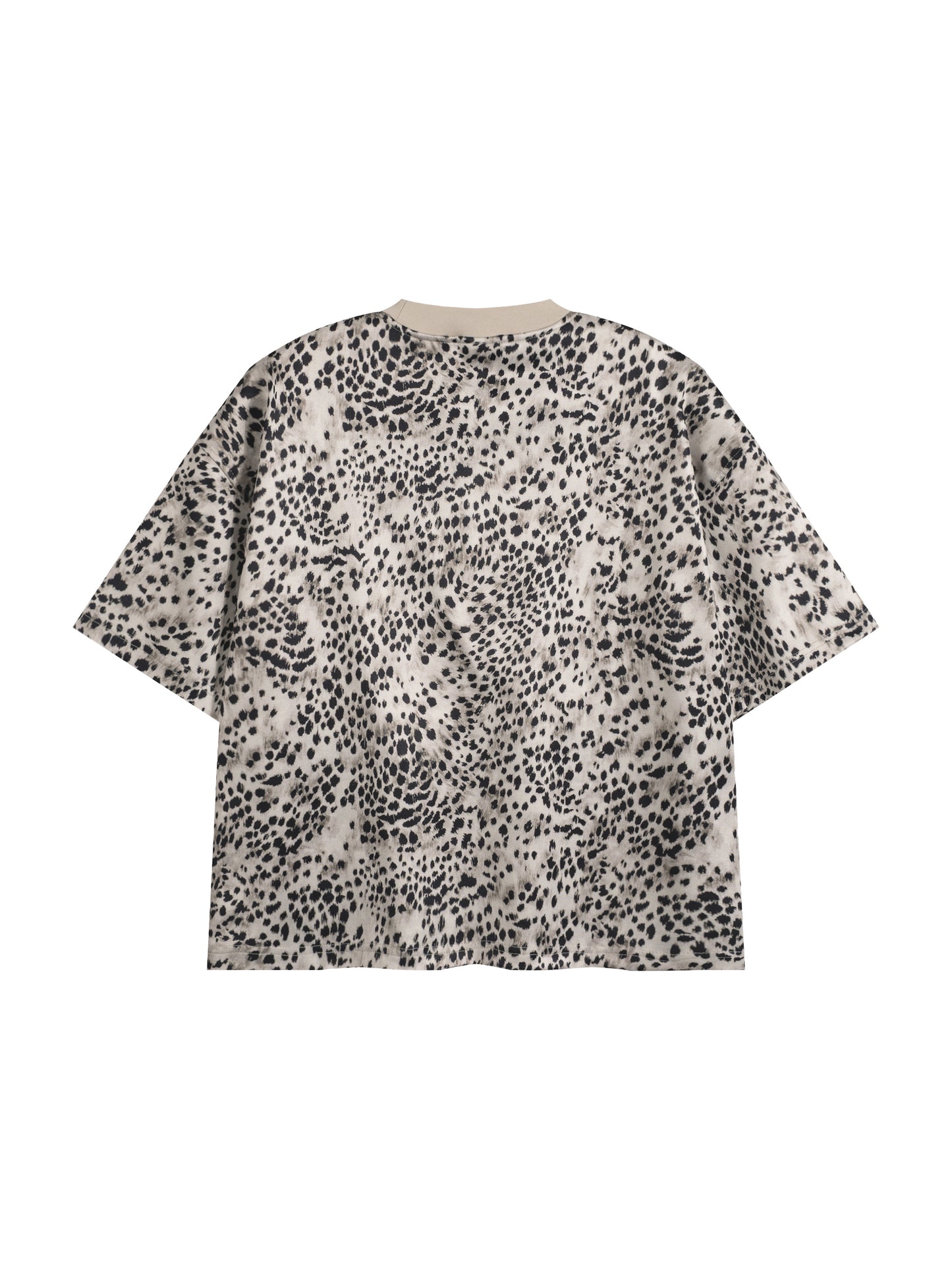 Boxy Leopard Print Shirt