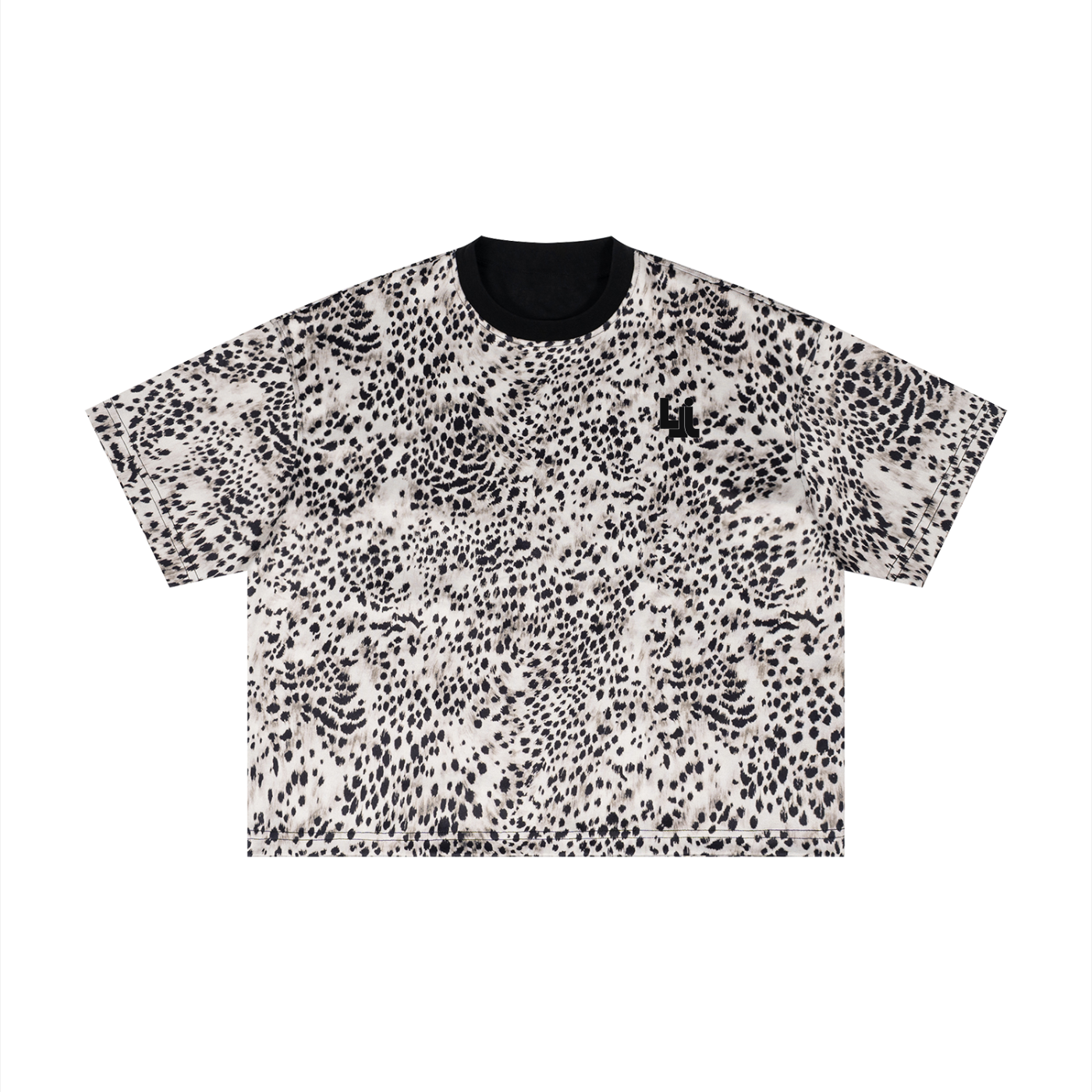 Boxy Leopard Print Shirt