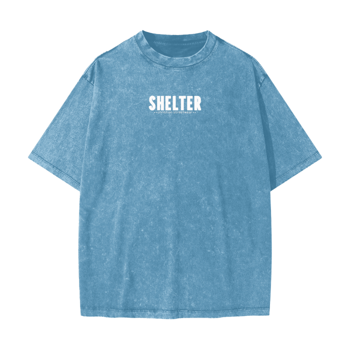 Wax Washed Triple Angel Oversize Tee