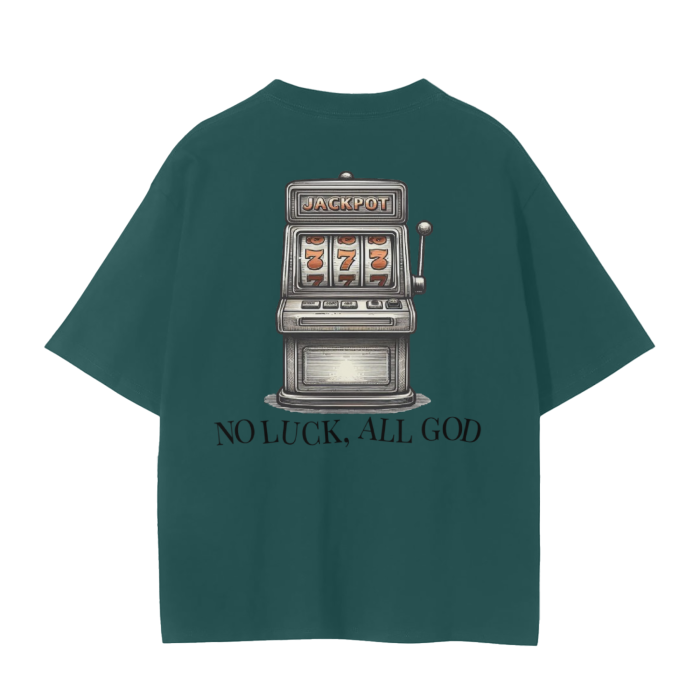 “No Luck, All God” Loose Fit Tee - VOLUME TWO